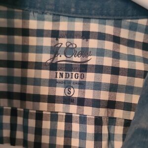 Men's Blue Checkered Shirt